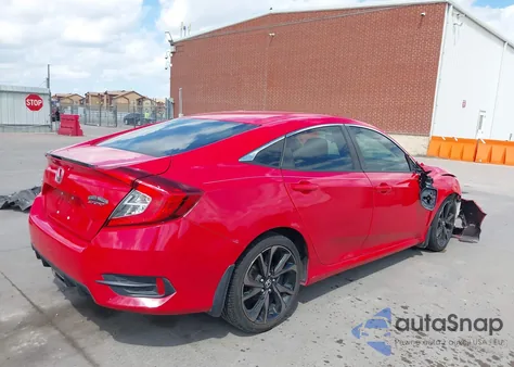 2020 Honda Civic Sport из США, поврежденный, VIN 2HGFC2F85LH573908